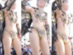 【フェチ動画】超レア至近距離撮影！陽光に照らされる色白むっちりグラマラスな女子大生サンバお姉さんを激撮！ vol.2