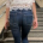 【再販】【OLシリーズ】スキニーデニムのエロい女の最高のデカ尻！そしてエロい顔が最高【206】