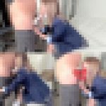 【再販】元から知り合いのスタイル抜群の金髪ギャルを自宅に連れ込み、長時間フェラさせたらまさかのごっくんw