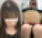 (電車対面）(顔出し)品のあるパープルのタイトスカートに…深く切れ込むフロントスリットが悩ましい…OLお姉さんを観察してみました