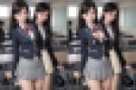 ブレザー制服の女子高生を透視！？制服のその下を覗き見る