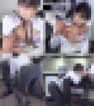オフィスHしちゃうパンツスーツOL（2）巨乳セクハラ、フェラチオ命令