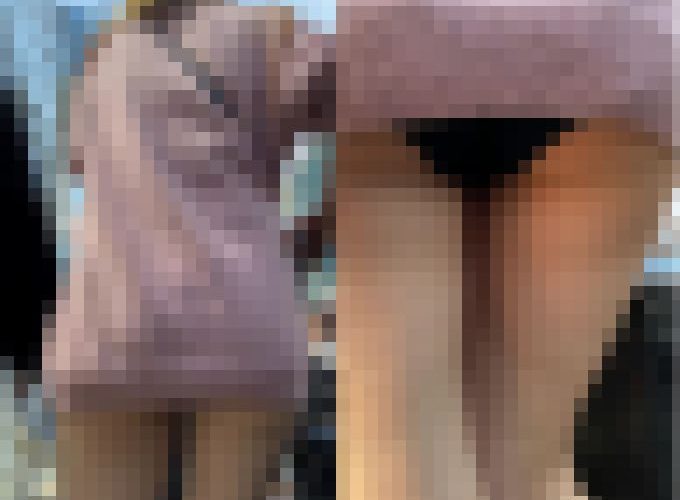 ミニニットワンピからパンティーがこんにちは?