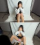 4K【web素材モデル悪戯】ゆうりちゃんの固定カメラ前編（体を観察→お触り）