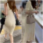 【再販】《４K・高画質》 No.769「美ボディー美女のニットワンピ２選」