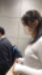 【横からの眺め244】長身スリムなＯＬさんは隠れ巨乳に釘付け！