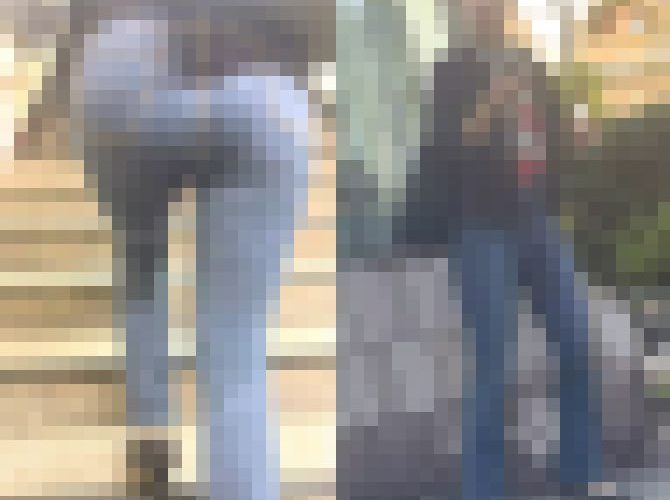 長身セレブのクールなエロ美尻！高飛車な女ならではのパッツン美尻と浮き出るパンティラインで♂を誘惑! 下品なスキニーデニム セレブ