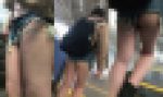 エッぐ・・下半身丸出しのド変態JD