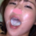 【再販】精飲フェラ娘シリーズ  『清純そうな顔して本性はドスケベっ子のむぎちゃん！』５人の大量精子を飲んじゃいました！