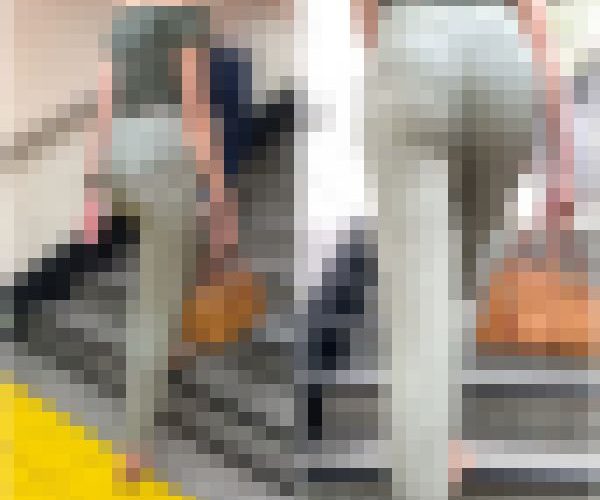 【再販】No.839「デカ女！ギロっと振り向くPライン丸見えな後ろ姿」
