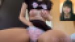 【家庭内盗撮】現役JK美少女の妹の大胆声出し妄想オナニー
