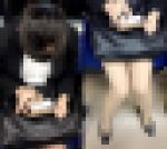 【再販】(電車対面）(顔出し)身長が高くって…標準的な丈のタイトスカートが…タイトミニになっちゃった…すらっと長身なリクスーお姉さんを観