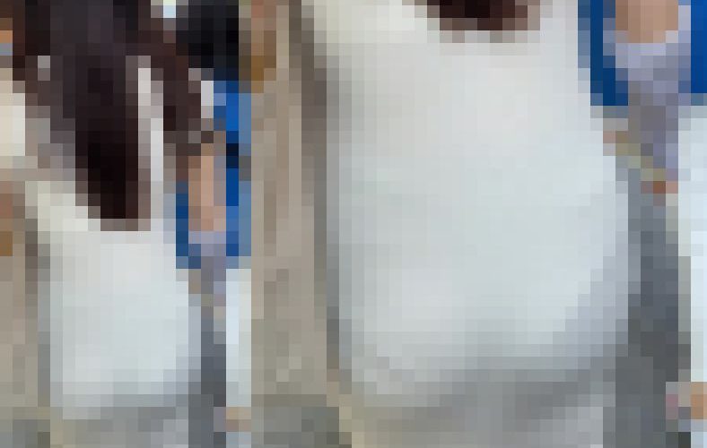 目を凝らさなくてもまるわかりのスケベなパンティーラインの動画。
