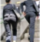 【307】パンツスーツに手を突っ込んじゃったり撫でちゃったりとドキドキさせてくれるリクルートスーツOLさん！