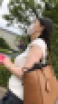 【横からの眺め260】デカ女ＯＬの期待通りの爆乳を並走で！！