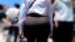 【爆尻パンツスーツ】お堅い雰囲気なのにとんでもないパンツスーツ爆尻をゆさぶらせて歩いている知的マダムを粘着撮影。