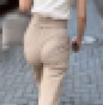 【再販】《４K・高画質》 No.915「パン×２！ご自慢の肉尻を強調させたハイウエストパンツOL」