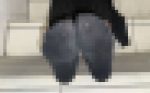 上品な雰囲気の美人JDの靴下足裏と履き潰し靴＆ギャップありすぎ足の匂い