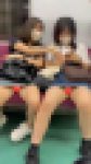 JD盗撮日記25　大人気のあの超仲良し二人組が今度は私服で登場！！激カワミニスカデニムJDを電車内で盗撮【※完全主観26分超撮影