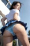 青チェック美少女のパンチラ写真集 vol.1