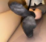 ミニスカブーツ美女のテカテカ黒靴下足裏とギャル二人の足汗・足指くっきりサンダル素足足裏セット