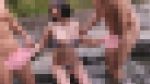 【再販】美巨乳の正統派美人と野外露天風呂で夜まで生ハメSEXパーティー
