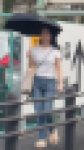 パイスラ美巨乳の美人ＪＤをすれちがいざまに視姦