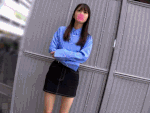 【Sの中の衝撃】ミニスカお姉さんの穴開きPの誘惑とノーブラちっぱい！