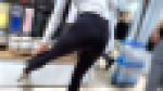 【４K・高画質】#8 ジム帰りのレギパン女子のお買い物に密着。鍛えられた美尻を見せつける