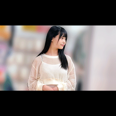 〔非コンプラ動画(81)〕アパレルスタッフ痴カン（黒髪ロング、美白ミニスカ）