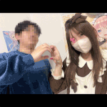 【メイドノーパン逆さ撮り】辞めた子②＝・一花(イチカ)ちゃんのパイパンまんこ【コンカフェ/ローアングル】