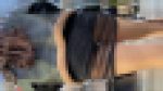 シースルーのスカートのインナーがズレ上がり、パンティーとお尻が見えてますよ(/ω＼)