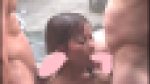 【再販】ハーフ系スレンダー美女が露天風呂で頂かれ…交互にチ●ポ突き刺され中出しされたHさん
