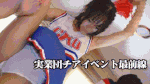 チア・ファンイベ！突風に負けずファンサ満載ポージング！エースの白いアンスコ撮られてしまう！07〜08
