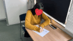 【パンチラ盗撮】[マスク着用]アンケートモニター中にこっそりパンツを激写★2　色白さき [2月末まで値下げ]