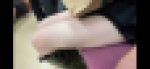 【再販】かぶりつきたい美脚７　黒に挟まれたむっちり色白美脚！！
