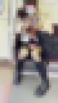 【3/16まで顔出し】たまらァん黒スト透け白パンティモロ