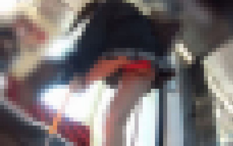 制服女子のパンチラ33　小動物系JKはパンツの色で威嚇してくる編