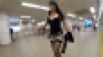 【デカ尻丸出し】ムチムチ爆巨尻美女のハミ尻がヤバ過ぎ!!目のやり場に困るほどの超ド派手なエロビッチちゃん♪