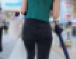 歩行記録0264「モデル体型でジーンズ着用の素敵な女性を拝見」(3名)