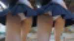 【4K】立体視P撮1 時々やってくる大家の孫娘のスカートの中を接写その1