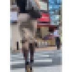 【441】黒パンスト輝くタイトスカートOLさん、都会を走る！