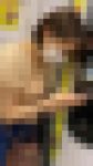 【再販】露出激しいエロ美女のパツパツ尻とばっくり背中