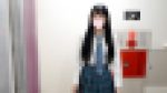 可愛い青チェJKが何かの対策してるらしい前張り一本筋マン。エレベーター盗撮
