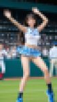 スタジアム熱狂！SHOW TIME! チアガールの透け乳首＆リアルパンティ【211枚】