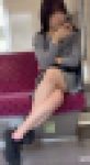 【再販】ミニスカからの開放的な美脚を披露　脚を組むS級美人女子大生の生脚美脚　前編