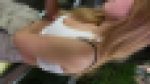【再販】金髪ギャルの白いタンクトップからこぼれる美巨乳とエロエロな胸チラ動画。