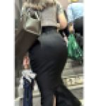 【458】絶品OLさんのロングタイトスカート長回し！