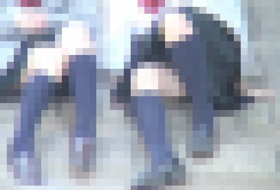 【再販】J○ 3人組 股開きパンチラ