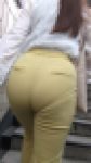 【再販】はち切れんばかりのデカ尻から浮かぶパンティーラインが堪らない！3選